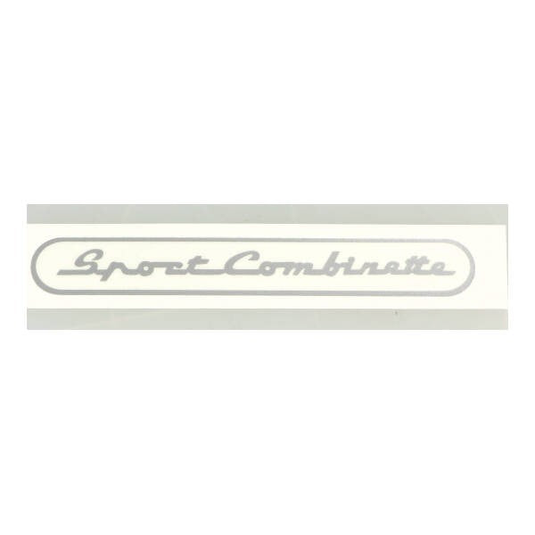 Sticker Zilver Sport Combinette, Zundapp