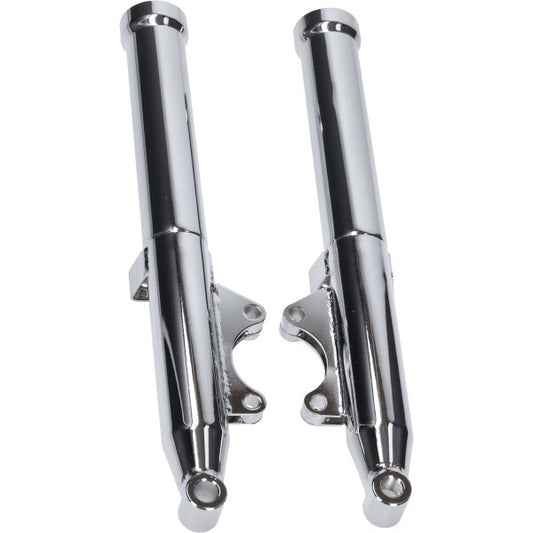 Buitenpootset Voorvork Dubble Disk Links/rechts Chroom Zund Ot Mod. 517, Zundapp