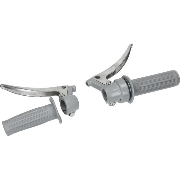 Hendel Set Rem / Koppeling Links/rechts Grijs Zundapp 510
