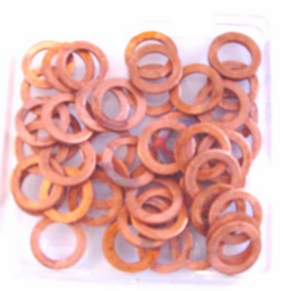 Ring Banjobout Remleiding Koper M10X14X1.5 50PCS Zundapp