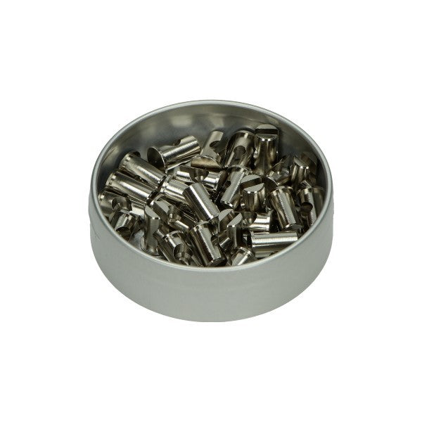 Haak-in nippel / holle kies 8x15 mm - 25 stuks