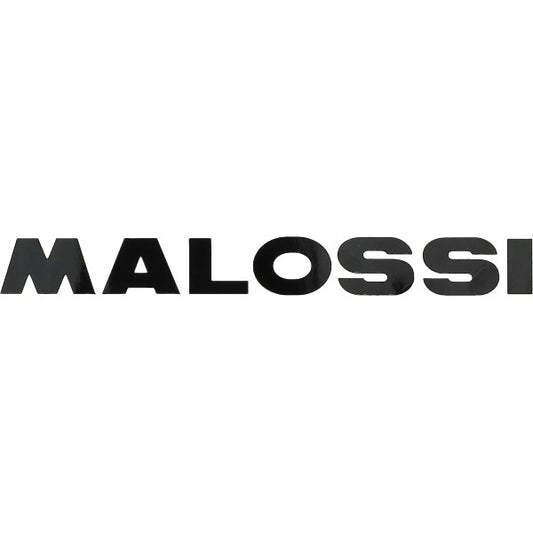 Malossi woordsticker 14 cm zwart 339776