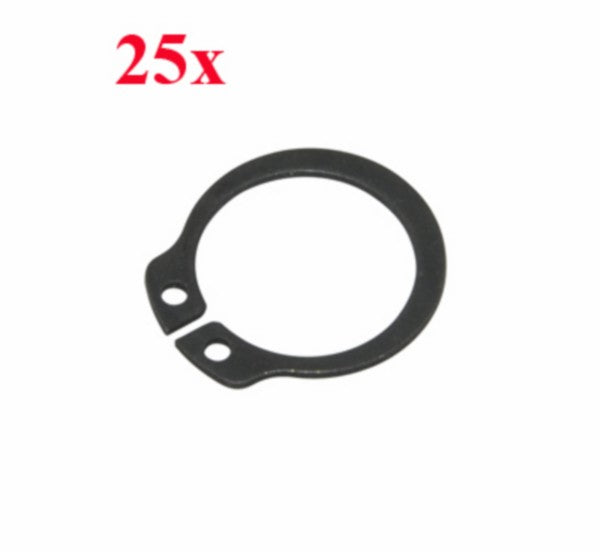 Seegerring 17 mm - circlip borgring 25 stuks