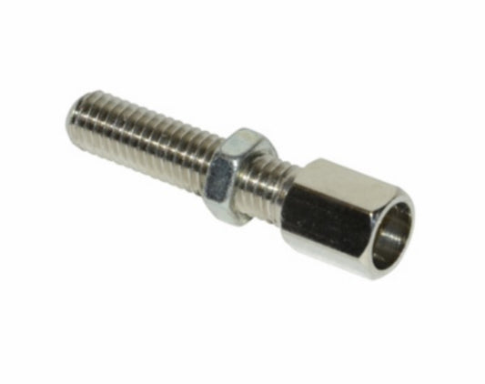 Stelbout kabel recht M6x35 mm - 12 stuks