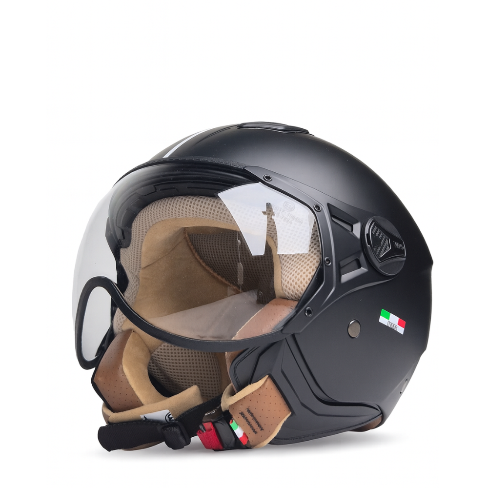 Helm Vito Jet Moda Mat Grijs / Glans wit / Beige en zwart / Mat roze / Nardo Grey / Notte / Glans zwart / Mat blauw