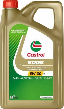 Castrol Edge 5W-30 LL Motorolie 4L Longlife Volsynthetisch 15F7E5