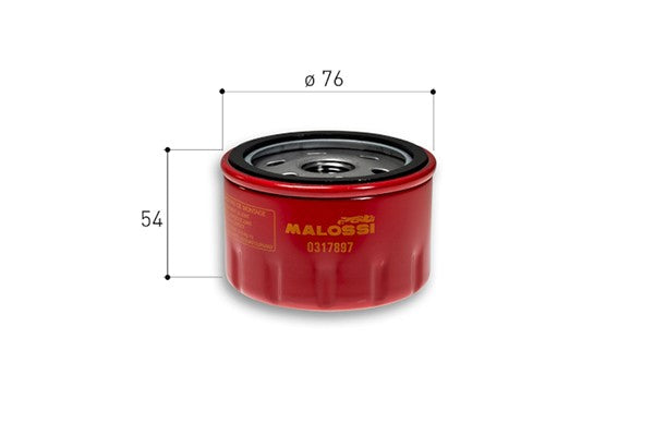 Oliefilter Malossi AK550I, Bmw, C 400 Gt, C650GT, Kymco, R1200 0317897