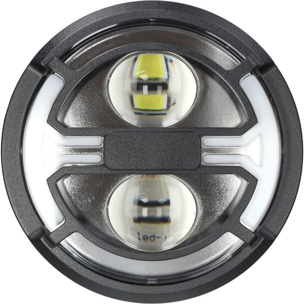 Koplamp Origineel LED + Montageset met 5 Polige Stekker (Knipperlichten Ingebouwd) V8 Fatbike