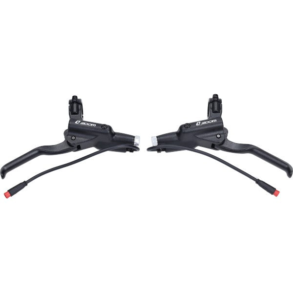 Remhendel Set Hydraulisch 2-POLIGE Stekker, Zoom Greep 9cm Rode Stekker V8 Fatbike