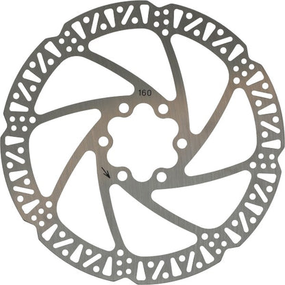 Remschijf Hydraulisch incl bouten 6-GAATS Versie Diameter 160mm Fatbike