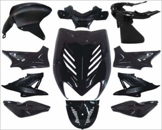 Plaatwerkset DMP Special Zwart Metallic 11-DELIG Aerox