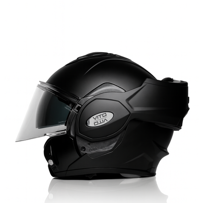 Vito Systeemhelm Reverse Mat Zwart + Gratis Pinlock – ECE 22.06