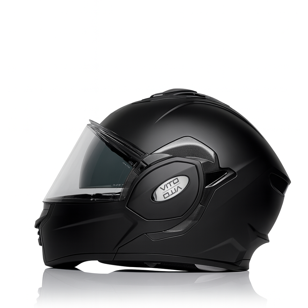 Vito Systeemhelm Reverse Mat Zwart + Gratis Pinlock – ECE 22.06