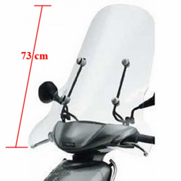 Windscherm Yamaha Origineel met Bevestigingsset Hoog 73cm Helder NEO2002 5RNW07100000