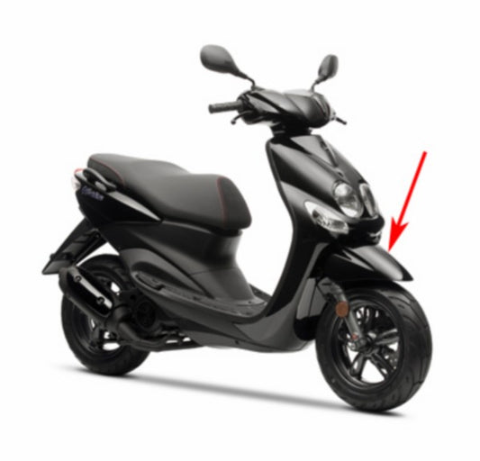 Voorspatbord Yamaha Origineel Zwart Midnight Smx Neo VA2008 5C2F151100P4