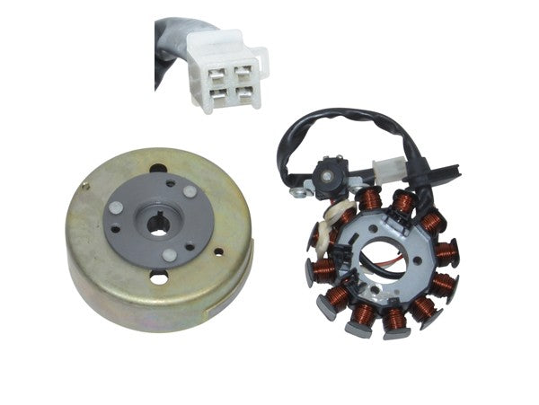 Ontsteking+vliegwiel Aerox 4T, BTC Trevis, Neo 4T