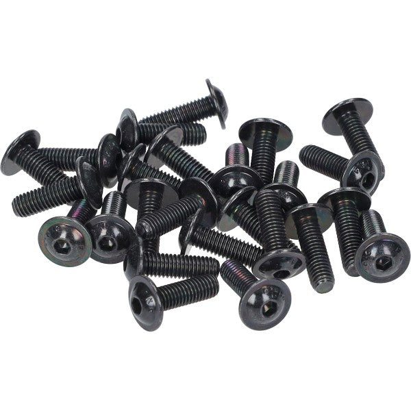 Speednut bout M5 x 16 mm zwart - 25 stuks
