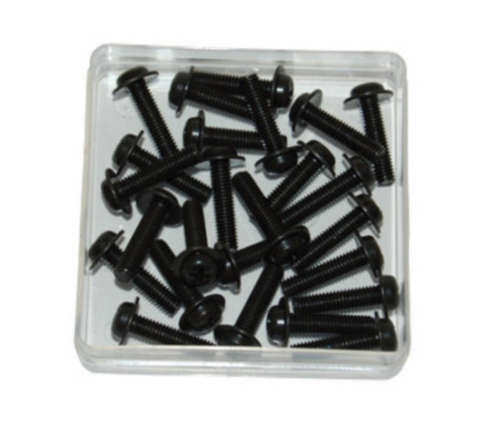 Speednutbout M5 x 20 mm zwart - 25 stuks