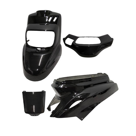 Plaatwerkset Vanaf 2004 Yamaha Zwart Glans 4-DELIG Bws, Mbk Booster