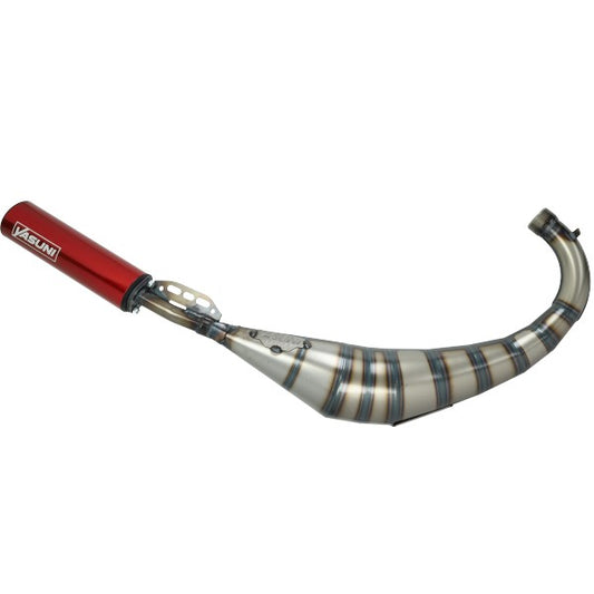 Uitlaat Yasuni R3 Carrera Rood Beta RR50, Derbi, Minarelli TUB809TE