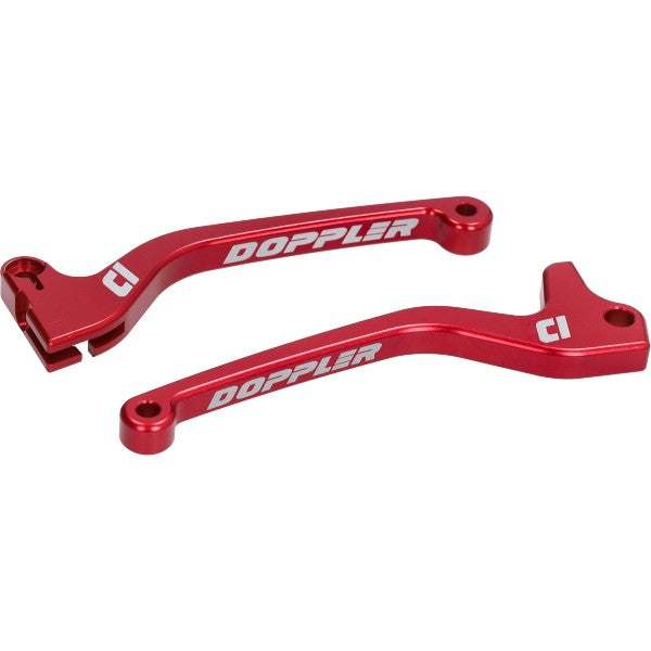 Greepset Doppler Rem + Koppeling Cnc Rood Yamaha, Bws, Jog, Slider, Mbk Booster, Stunt 503852