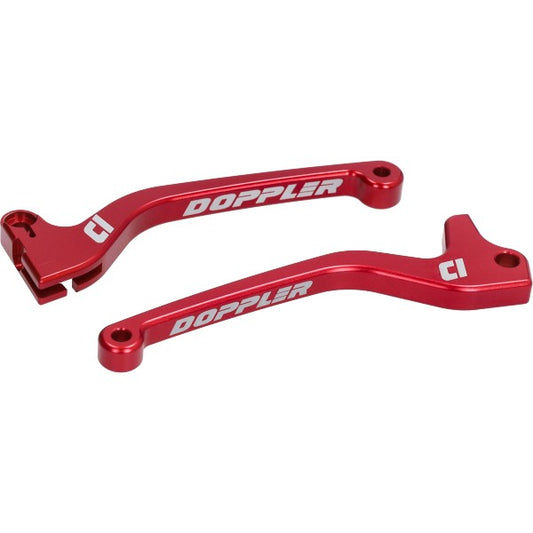 Greepset Doppler Rem + Koppeling Cnc Rood Yamaha, Bws, Jog, Slider, Mbk Booster, Stunt 503852