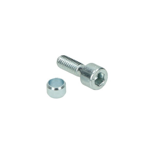 Remhendel Piaggio Origineel Bout met Huls M6X17MM Piaggio, Vespa 123394