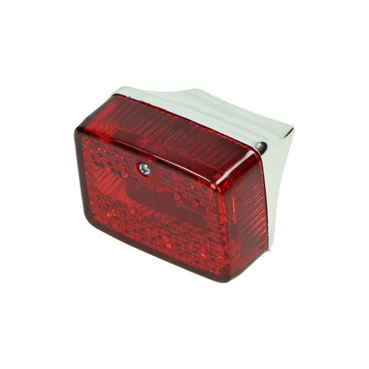 Achterlicht Klein Model Ulo A-kwalteit (Rood Glas) Chroom Camino, Puch Maxi
