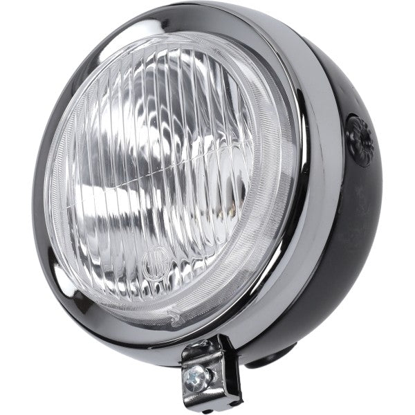 Koplamp Guia Rond Universeel Zwart Puch Maxi