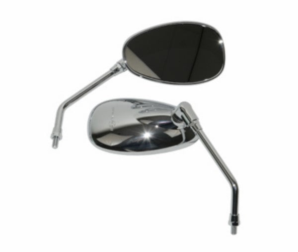 Spiegelset ovaal chroom voor Kymco People S - 3353