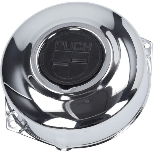 Vliegwieldeksel DMP + Logo Chroom Puch Maxi