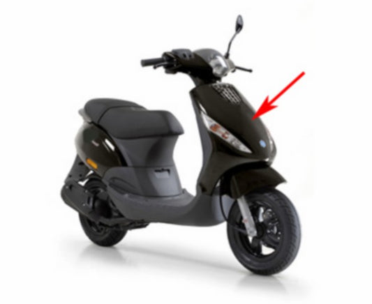 Voorscherm Piaggio Origineel Zwart Lucido 94 Piaggio, ZIP2000 5764135090