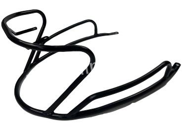 Valbeugels achter Piaggio Zip zwart glans