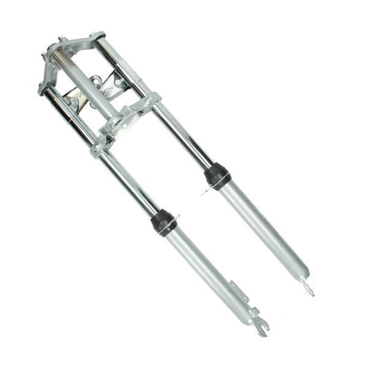 Voorvork EBR Lang Breed Compleet Zilver Puch Maxi