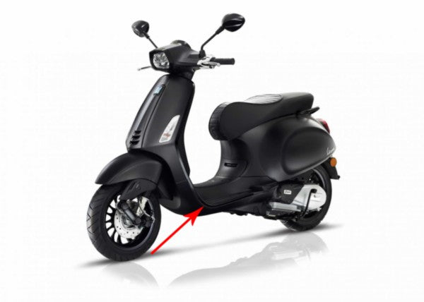 Sierstrip Piaggio Origineel Treeplank [Notte] Links Sprint 4T (EURO4) CM298603
