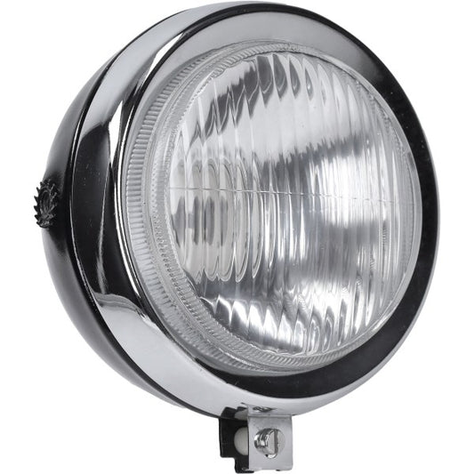 Koplamp DMP Rond Zwart Glans Puch Maxi