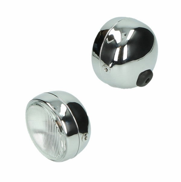 Koplamp DMP Rond Chroom Puch Maxi