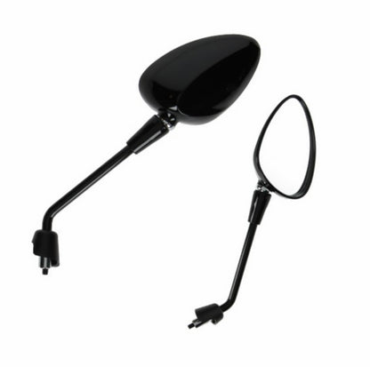 Spiegelset DMP Lang Zwart Glans – Vespa Sprint / Piaggio Zip