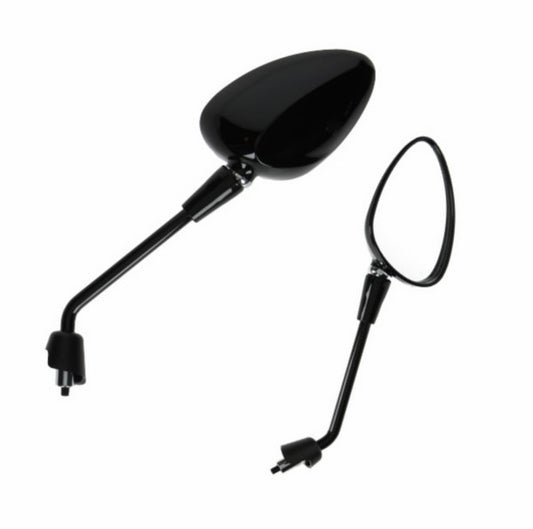 Spiegelset DMP Lang Zwart Glans – Vespa Sprint / Piaggio Zip