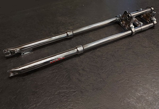Voorvork EBR Extra Lang Compleet 70cm Chroom Puch Maxi