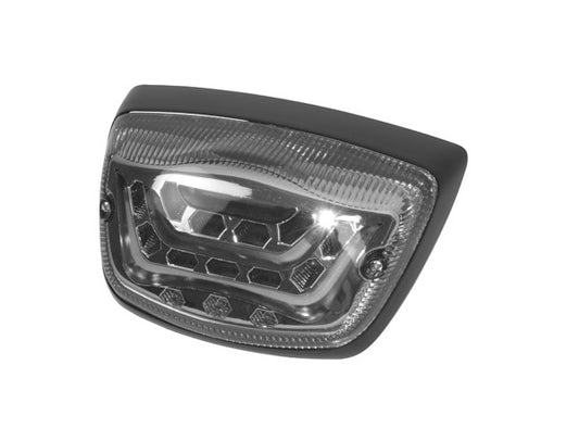 Achterlicht DMP LED Zwarte Rand Smoke Vespa Lx, Vespa S