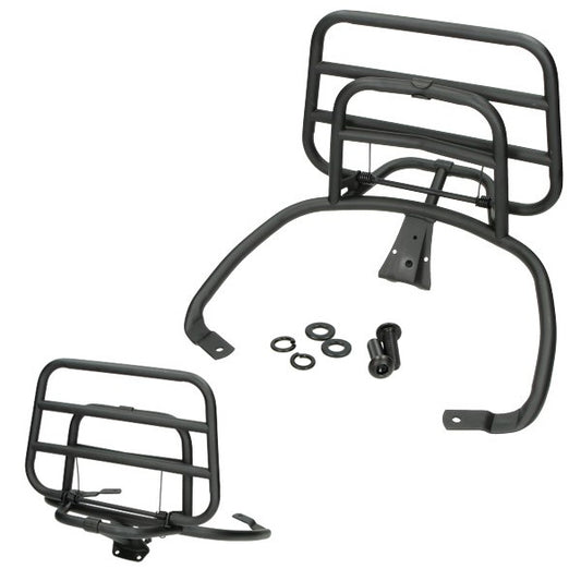 Achterdrager Opklapbaar Model Origineel Zwart Mat Vespa, Primavera, Sprint