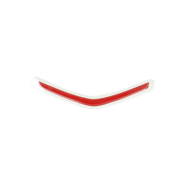 Sierstrip Piaggio Origineel Voorscherm Midden EURO-2/4 Onder Rood Sprint 1B001497