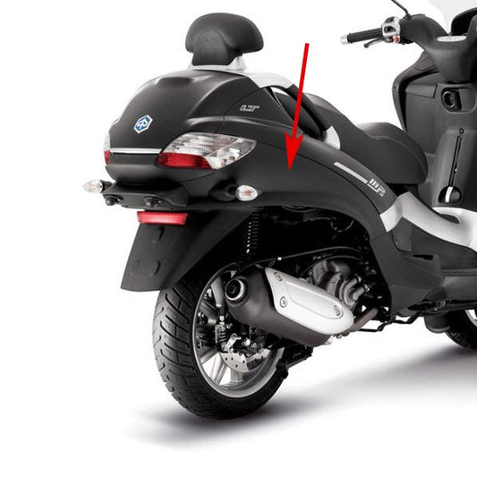 Zijskirt Piaggio Origineel Rechts Zwart MP3 672394000C