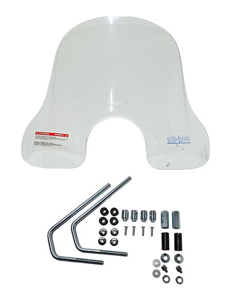 Windscherm Piaggio Origineel met Bevestigingsset 250/300CC 50cm Helder Gts 675048