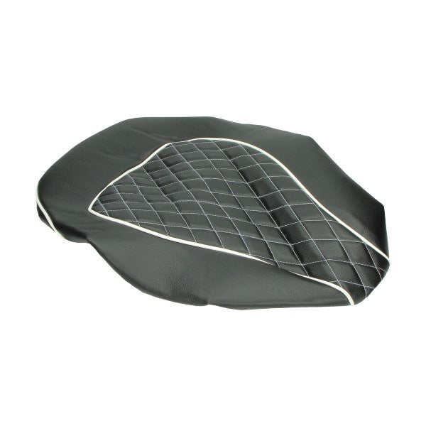 Buddydek Regia (Made In EU) Piaggio Chesterfield Zwart/wit ZIP2006 4T