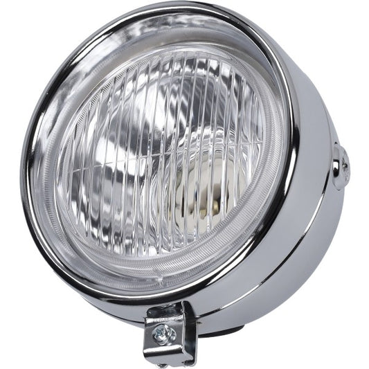 Koplamp DMP Rond 130mm Chroom Classic, Puch Maxi, Puch