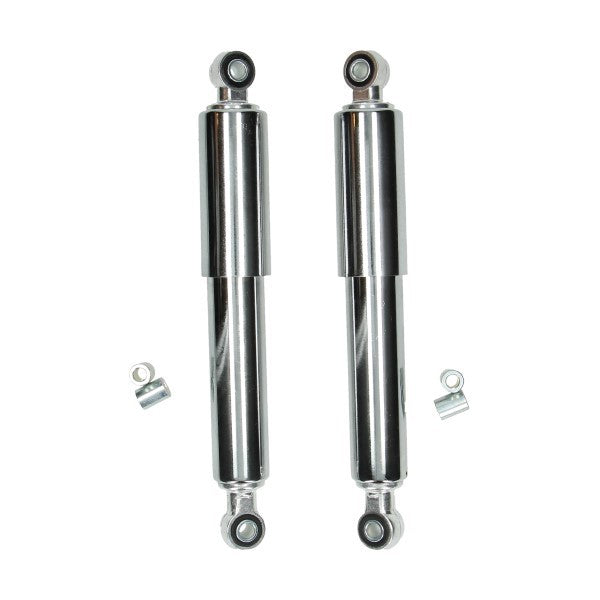 Schokbrekerset DMP Custom 300mm Chroom Camino, Citta, Tomos, Puch Maxi