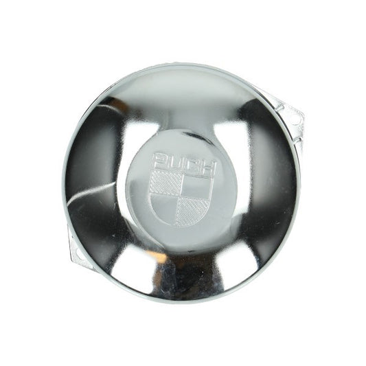 Vliegwieldeksel DMP + Logo Chroom Puch Maxi