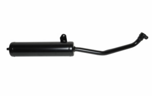 Uitlaat Tecno Origineel Model 25KM (Made In EU) 23.5mm Zwart Ciao Mix